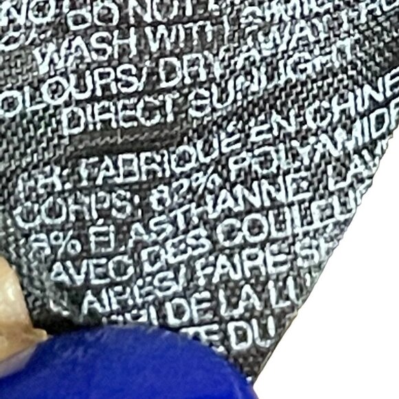 Sweaty Betty Power 7/8 Pocket Leggings Black Blue Floral Print Size‎ Small - Picture 6 of 6